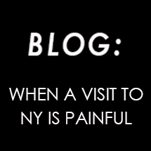 When a visit to New York is painful